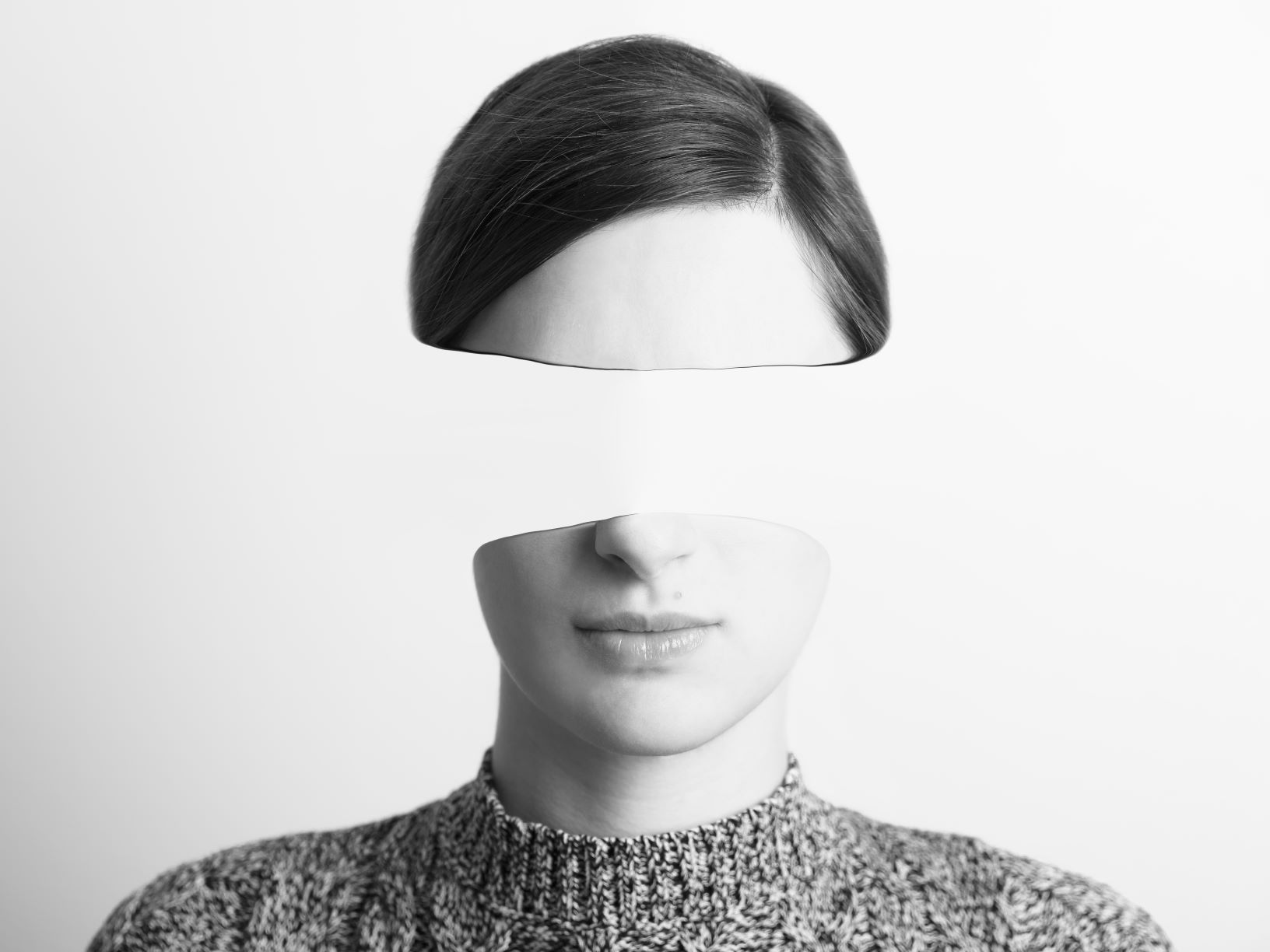 Woman without eyes identity limiting beliefs